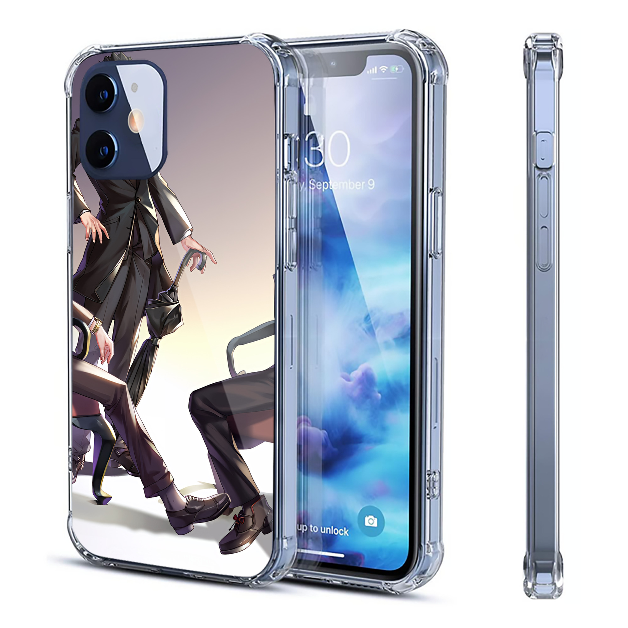 （画像用） ハイキュー!! Haikyu!! 【iPhone 12シリーズ対応】透明スマホケース（クリアソフトケース）